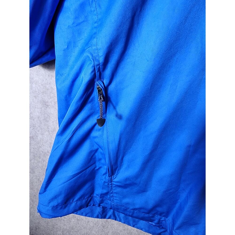 NIKE GOLF + ESPN PLUS Blue Orange Wind Shield 1/4 Zip Pullover Jacket SZ L - Picture 10 of 11